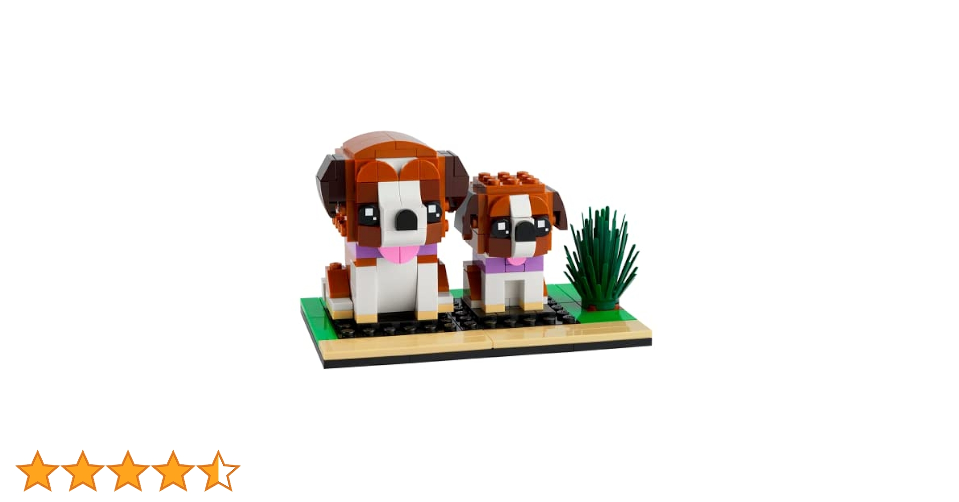 セントバーナード Amazon.co.jp: LEGO ブリックヘッズ セントバーナード 犬と子犬